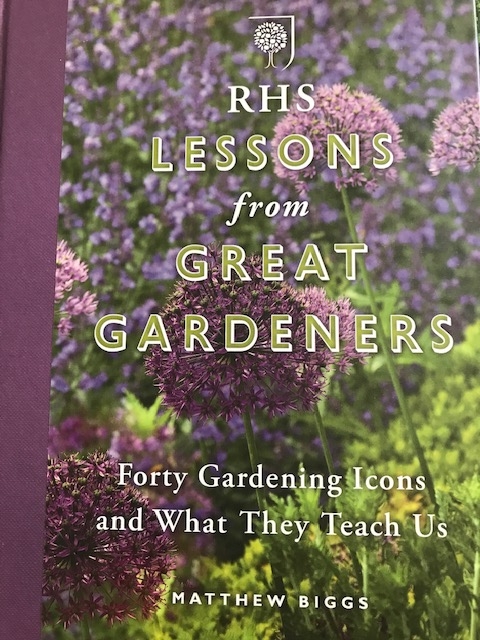 RHS Lessons from Great Gardeners book