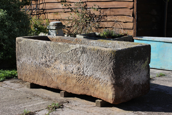 
Narrow and Long Yorkshire Stone Trough