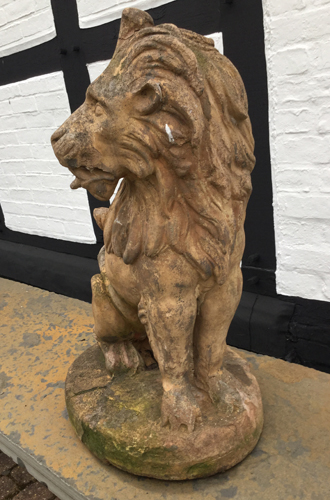 Vintage Lion garden features