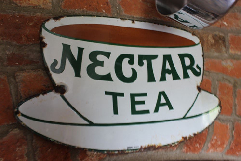 Nectar Tea - Original Enamel Sign (Stk No. 3029)