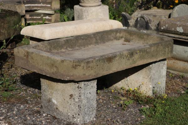 Rounded Corners - Raised Stone Sink (Stk No.3905)