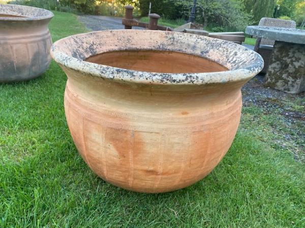 Large Soft Terracotta coloured 19th Century Washpot (Stk No.4014)