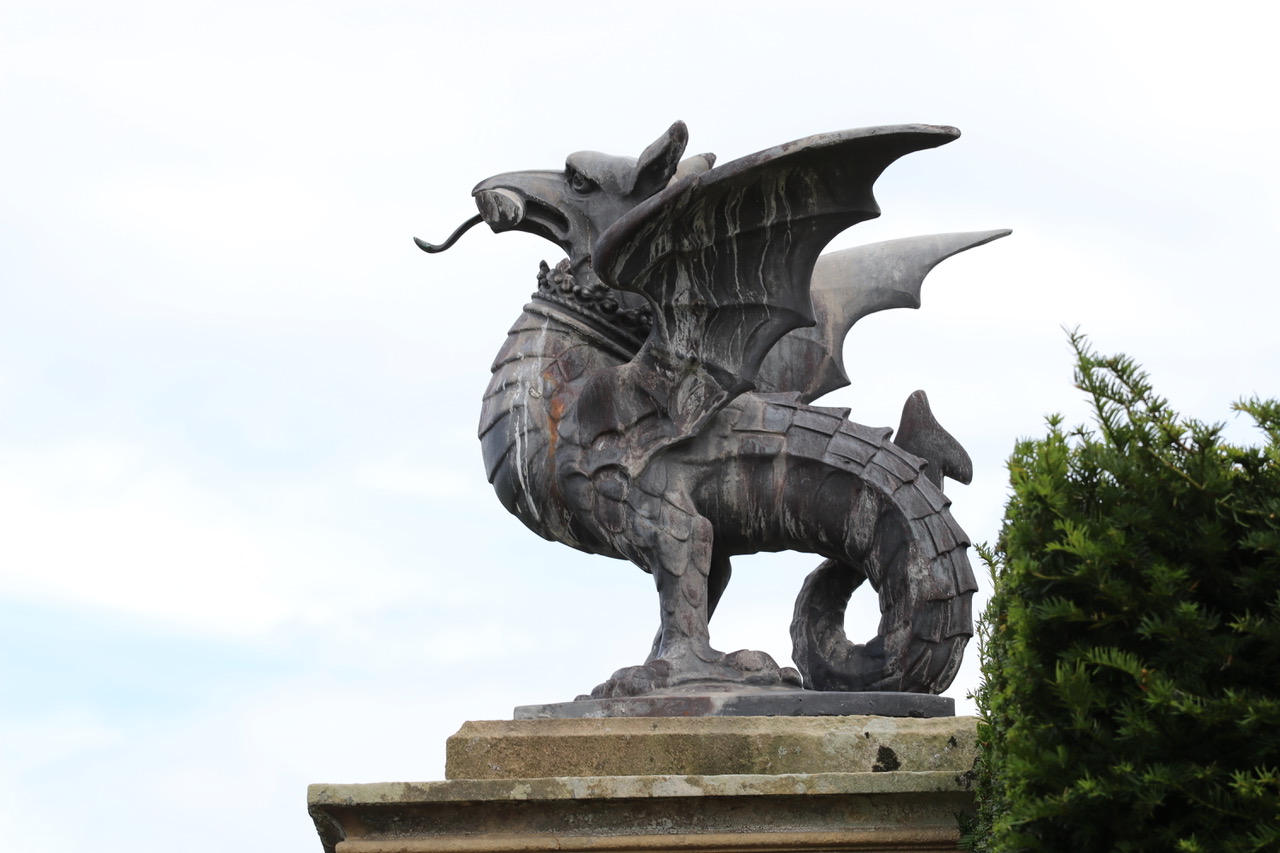 Powis Castle - Garden Lead Urns and Statuary