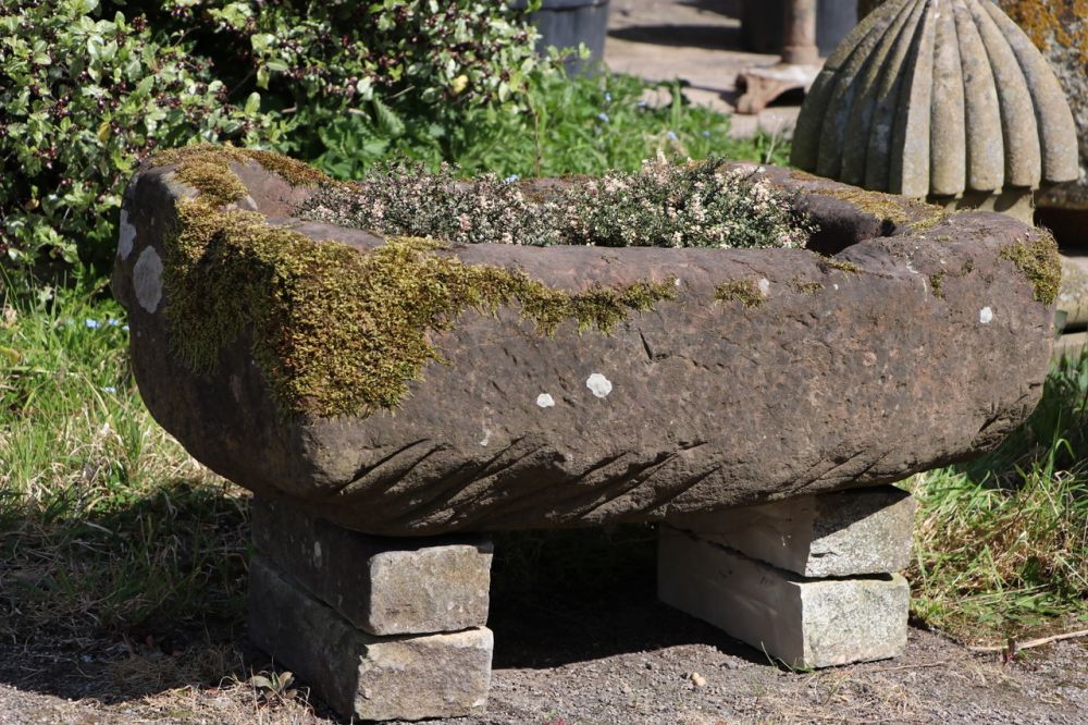 18th Century Sandstone Boulder Trough (Stk No.3766)