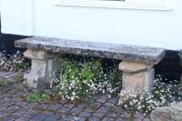 Yorkshire Stone Seat with Corbel Bases (Stk No.3765)