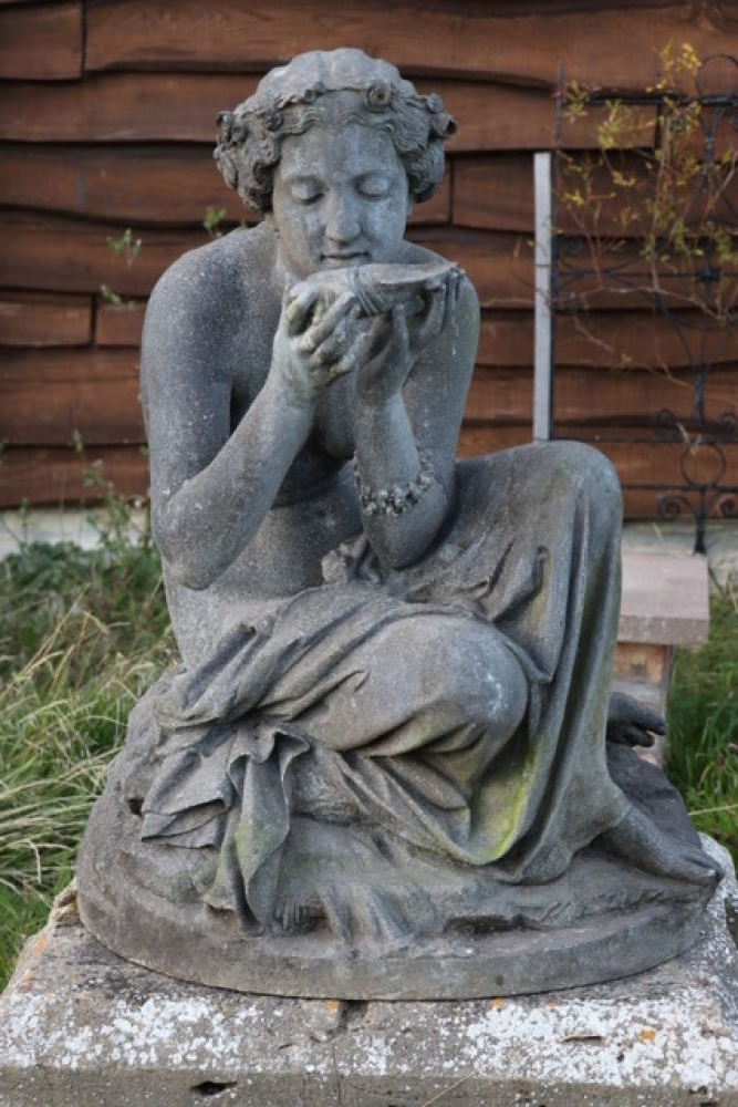 19th Century Life Sized Bronzed Zinc of 'La Source' (Stk No.3794)
