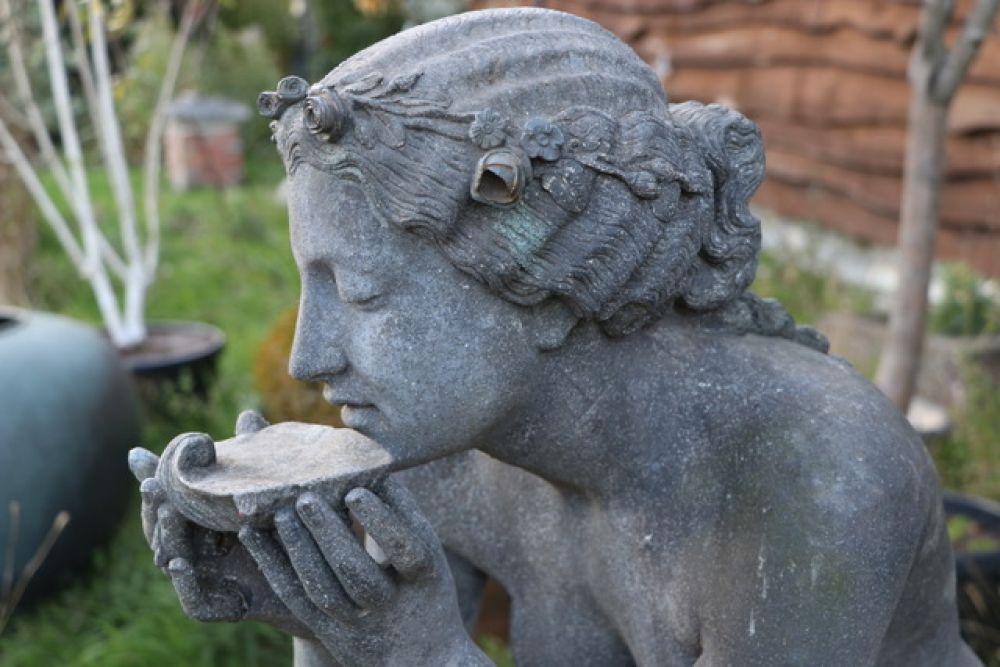 19th Century Life Sized Bronzed Zinc of 'La Source' (Stk No.3794)