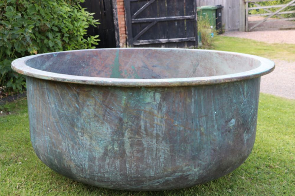 RESERVED Large Copper Cheese Vat (Stk No.3767)