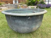 XLarge Smooth Sided Copper Cheese Vat (Stk No.4125)