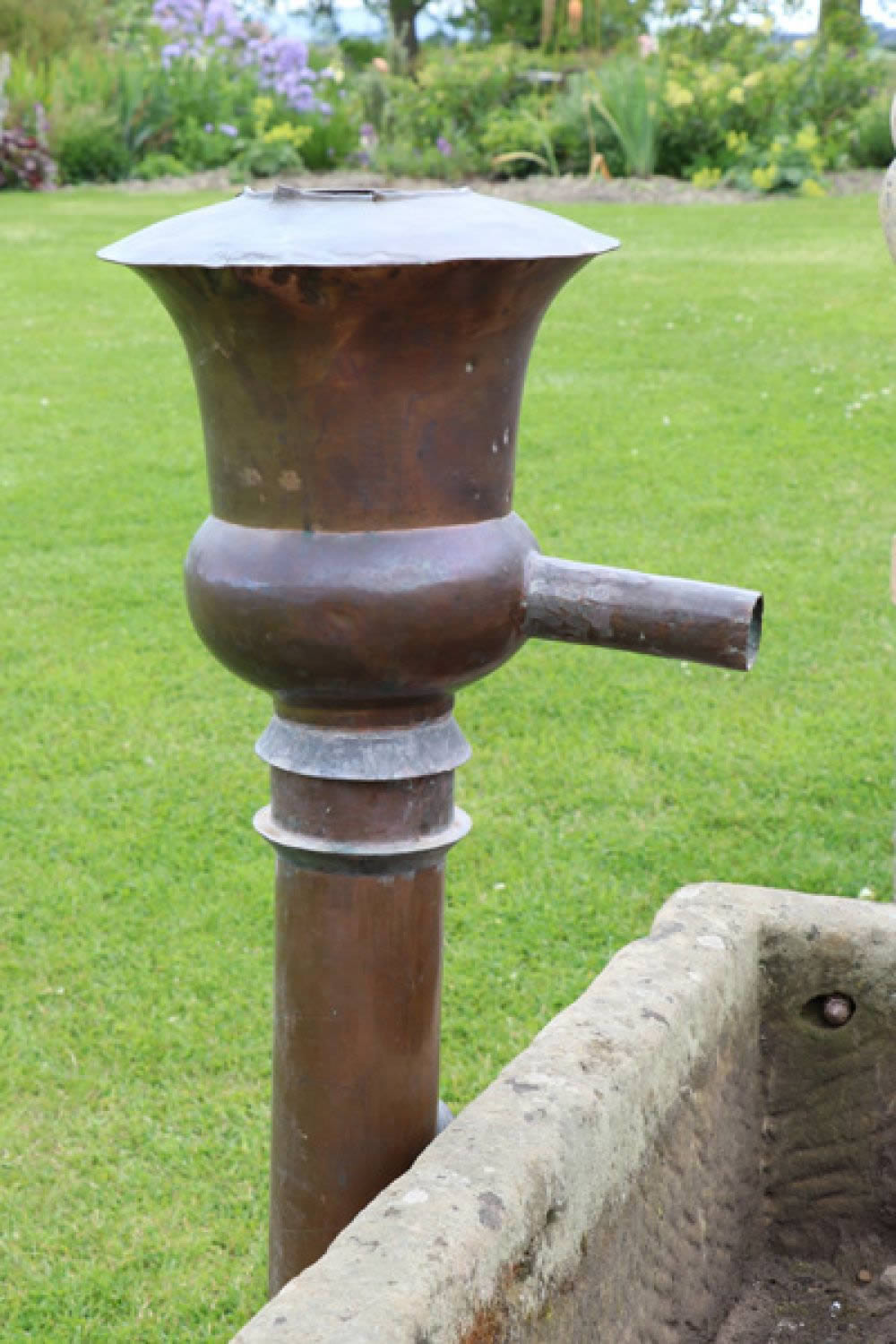 Large French Copper Pump (Stk No. 3758)