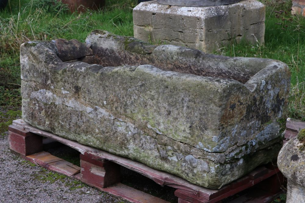 Simple Rectangular Stone Trough (Stk No.3793)