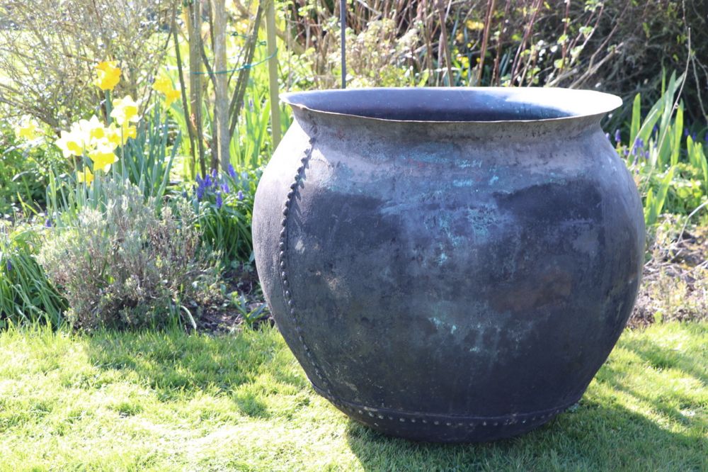 Large Globe Shaped Copper 2 (Stk No.3829)