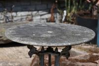 19th Century Trio Pedestal Marble Topped Table (Stk No.3868)
