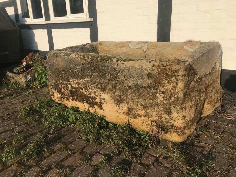 SOLD Large English Sandstone Trough (Stk No.3832)