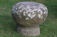 Single Solid Stone Bulbous Table/Stool (Stk No.3878)