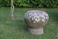 Single Solid Stone Bulbous Table/Stool (Stk No.3878)