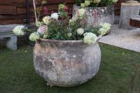 Large Stoneware Washing Pot - French (Stk No.3801)