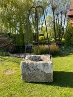 18th Century Limestone Well Head and Overthrow (Stk No.3834)