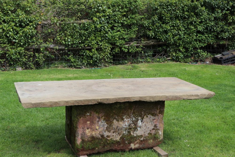 York Stone Patio Table (Stk No.3692)