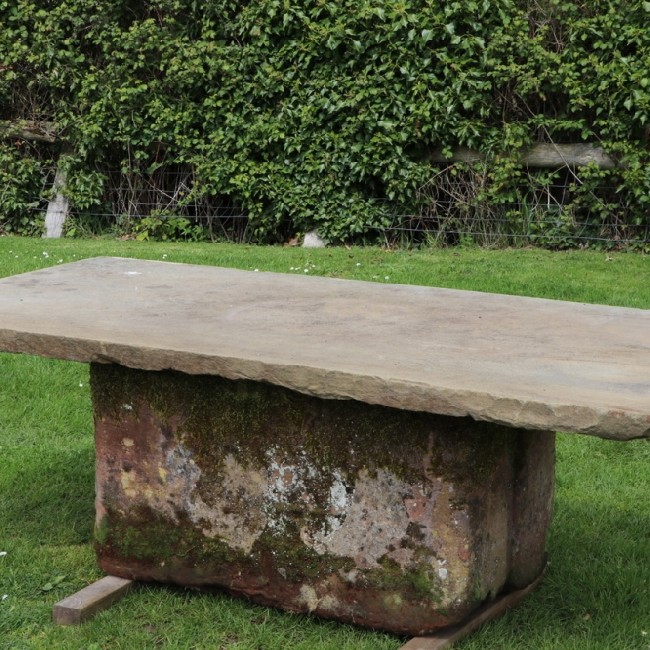 York Stone Patio Table (Stk No.3692)