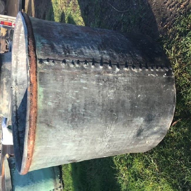 Tall Riveted French Copper (Stk No.3695)