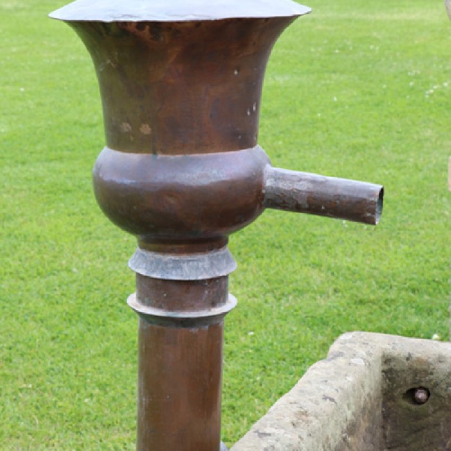SOLD Large French Copper Pump (Stk No. 3758)