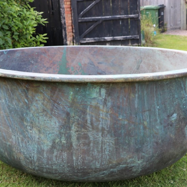 RESERVED Large Copper Cheese Vat (Stk No.3767)