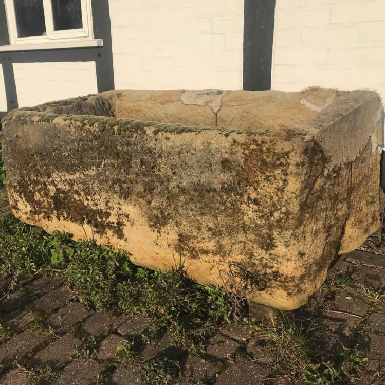 SOLD Large English Sandstone Trough (Stk No.3832)