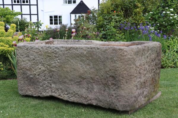 RESERVED. X Large Derbyshire Stone Trough (Stk No.3836)