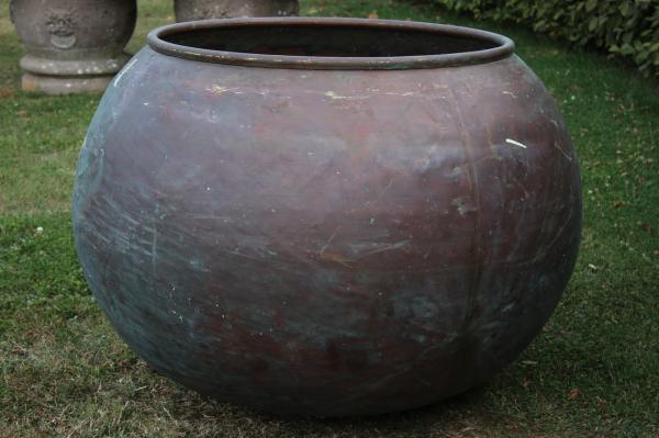 Large Copper Chocolate Pot (Stk No.3891)