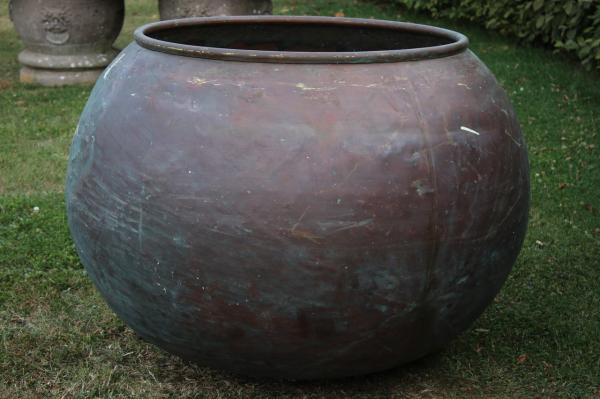 Large Copper Chocolate Pot (Stk No.3891)