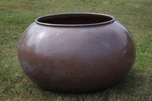 Onion Shaped Copper Chocolate Pot (Stk No.3898)