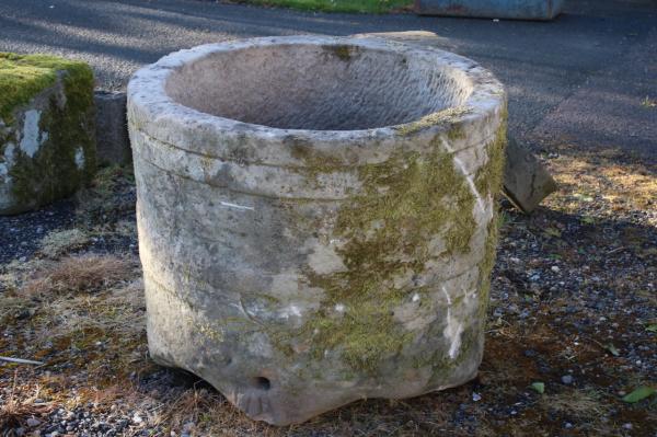 RESERVED Round Stone Trough (Stk No.3950)