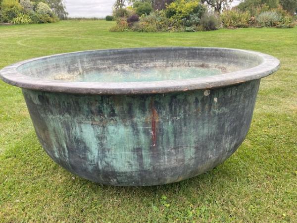 X Large Copper Cheese Vat (Stk No.3987)