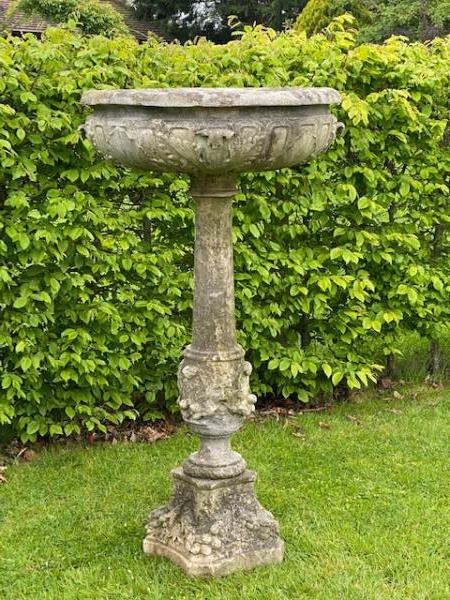 Tall 19th Century Composition Stone Urn (Stk No.4017)