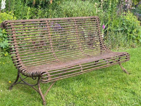 Genuine Arras Three Seater Iron Bench (Stk.No.4027)