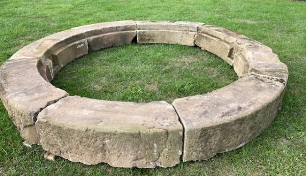 Large Derbyshire Sandstone Circle (Stk no.4048)