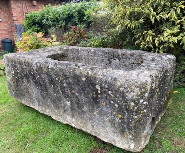 2022 French Trough Collection 10  Sloping Side Perfect Sized Limestone Trough (Stk no 4060)