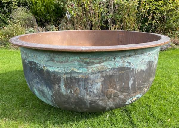 Copper Cheese Vat - less green (Stk no.4064