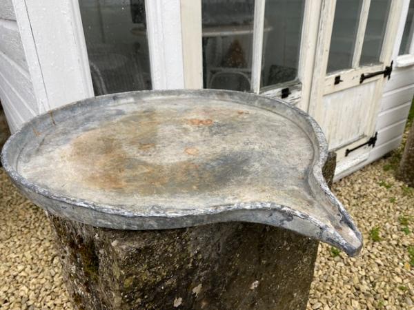 19th Century Lead Tray Bird Bath / table (Stk no. 4074)