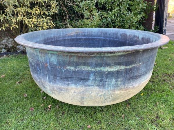 XL Smooth Copper Cheese Vat (Stk No.4078)