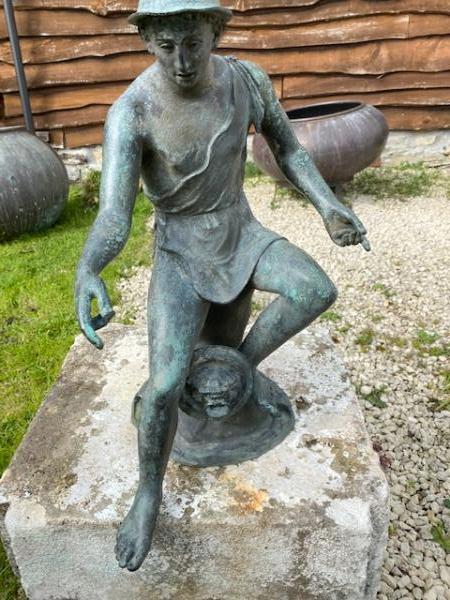 Bronze Figure Fountain The Neapolitan Fisherman (Stk.no4089)