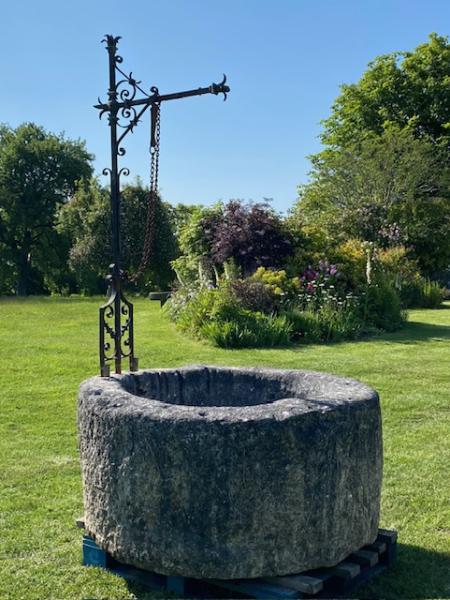 XXL French Chateau Limestone Well Head (Stk No.4115)