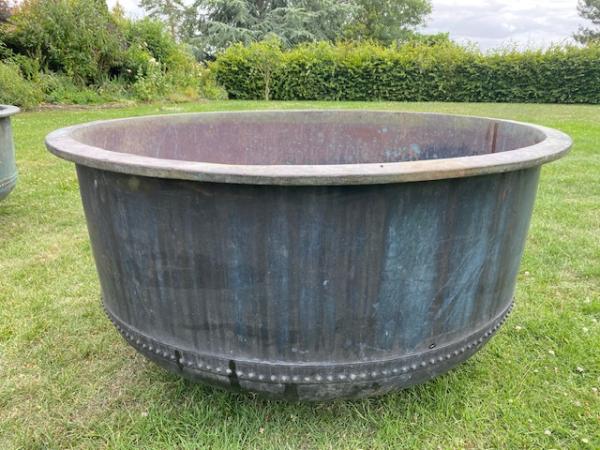 X Large Riveted Copper Cheese Vat (Stk No.4123)
