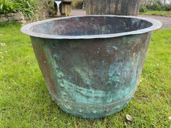 SOLD Medium Sized English Copper Copper (Stk No.4159)